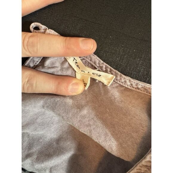 Womens Large Tea n Rose Purple Dress Grunge Boho Cottagecore Fairy Whimsigoth - Picture 7 of 7